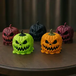 Twisted Melted Pumpkin - Perfect Mini Container -3d Printed Decor
