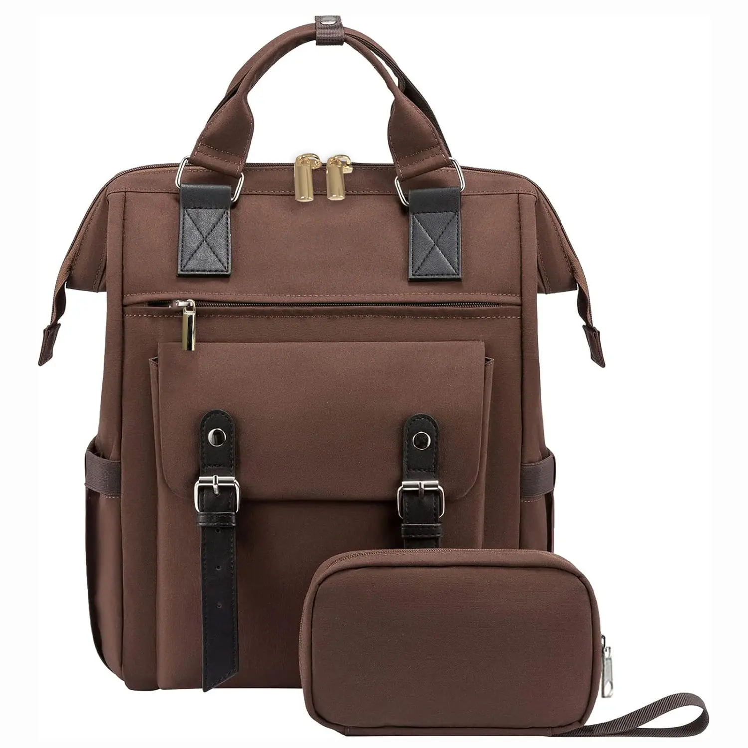 Large Capacity College Style Backpack, High Aesthetic Unisex Commuter Bag, Stylish Business Travel Shoulder Bag for Daily Use