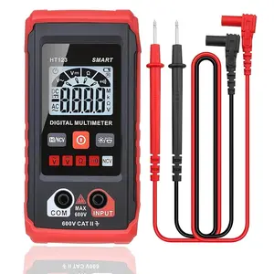 HT123 Smart Digital Multimeter Tm-510 4000 Counts Non-Contact Voltage Tester with Data Hold & Backlight Display for Electronics & DIY