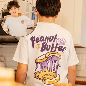Batters and Bread T-Shirt Peanut Butter and Jelly T-Shirt Funny Food Lover Shirt PB&J Sandwich Tee Cute Snack Aesthetic Outfit Streetwear Gift for Food Lovers Trending Tee