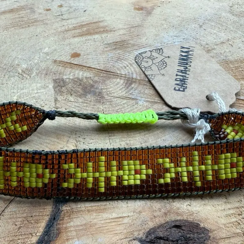 Yellow Fish Bones Bracelet
