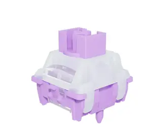 GATERON Green Apple Heavy Tactile Switch 63gf 2.0mm Pre-travel 3.4mm Total Travel Full POM Housing Stainless Steel Spring Pre-lubed 5-Pin SMD LED