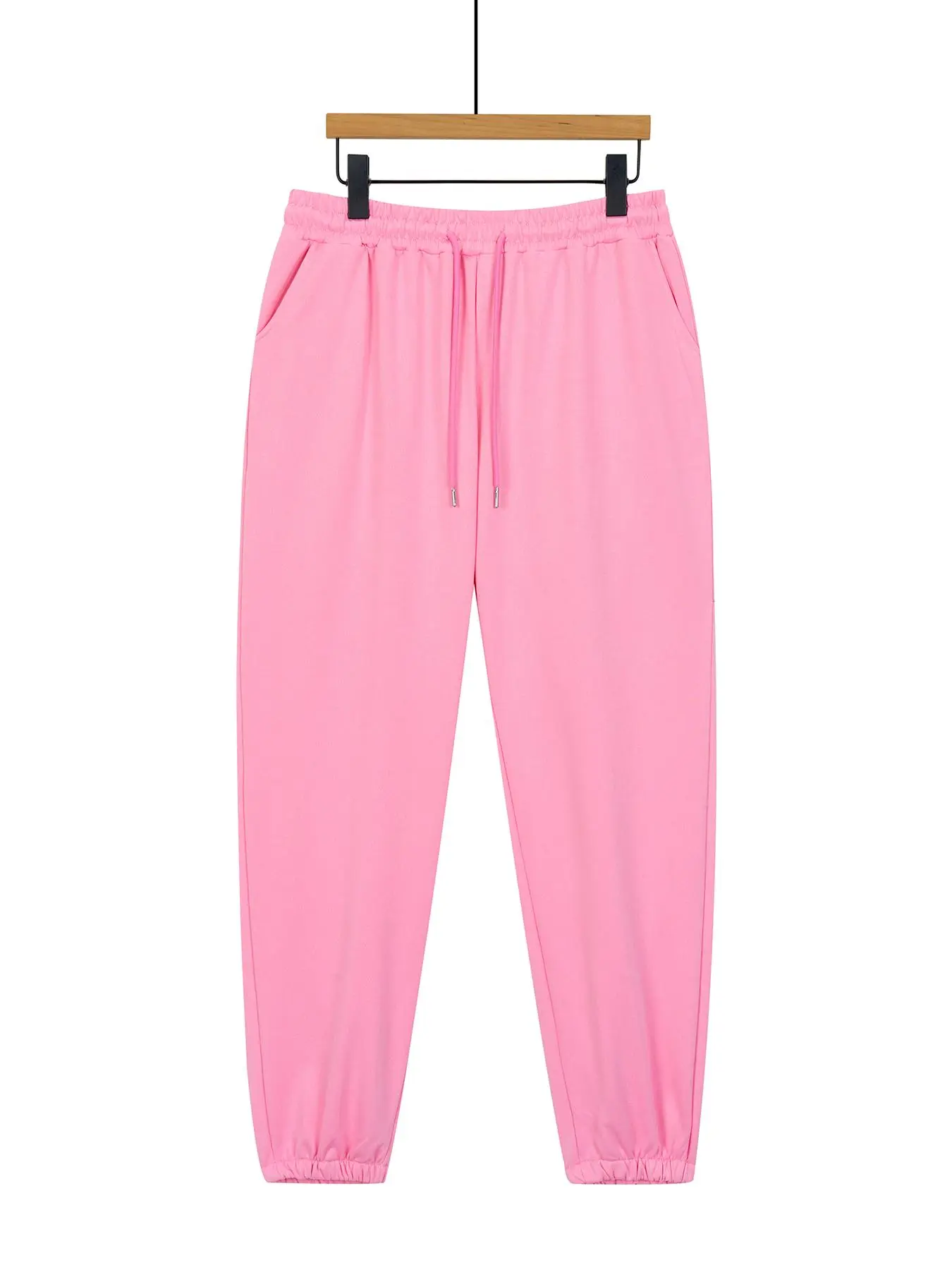 Women's Solid Drawstring Waist Sweatpants, Casual Comfy Breathable Jogger Pants for Spring & Fall, Women's Trousers for Daily Wear, Casual Sports Trousers, Athleisure Style Bottoms