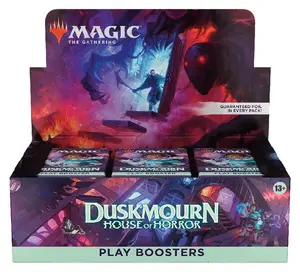Magic The Gathering Duskmourn: House of Horror Play Booster CARDS LIVE OPENING