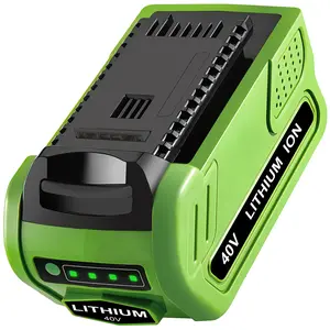 6000mAh 29472 Replacement for GreenWorks 40V Battery Lithium Compatible with 29252 20202 22262 25312 25322 20642 22272 27062 21242 Max Power Tools Portable
