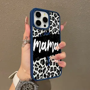 Trendy Magnetic Case for iPhone11/12/13/14/15/16/17/promax Leopard Print Mama MagSafe Ready, Ultra Thin & Shockproof | Cute Pick for Girls