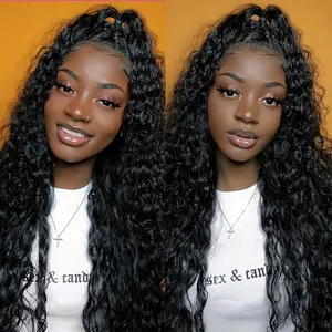 Density Glueless Human Hair Wig 5X5 HD Lace Front Pre-Plucked & Cut Deep Wave Wig - Free Night Cap Available When Ordering  #SummerVibes#tiktokshopspringglowup