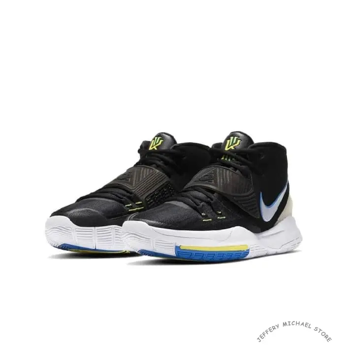 Kyrie 6 EP Black & White Stylish, Comfortable, Slip-resistant, Durable, Versatile Basketball Shoes