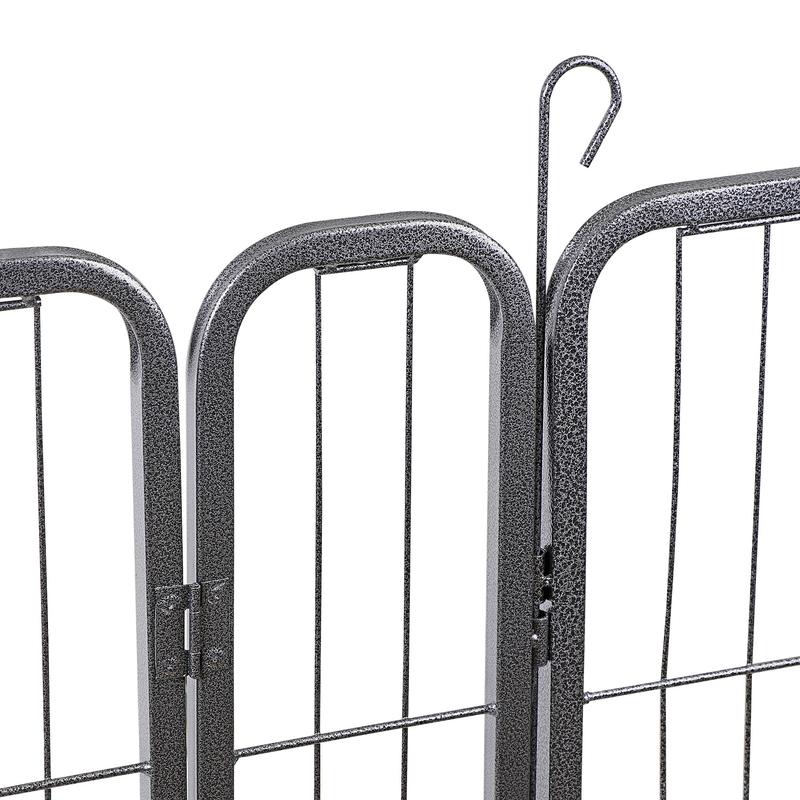 SuperDeal Pets 40-Inch Foldable 8-Panel Dog Playpen - Exercise Fence for Pets