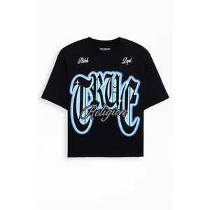 True Religion Men's XL Crystal Logo Boxy T-Shirt - Multicolor