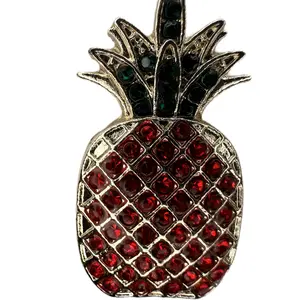 The SnapBliss Pineapple Snap Charm, Fun Snap-On Charms for Tumbler Cup Bracelets, Personalize Your Drinkware with Unique, Interchangeable Accessories!