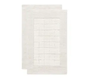 Safavieh Bennett Boarder Grid 1'-8" X 2'-8" Bathmat (Set of 2)
