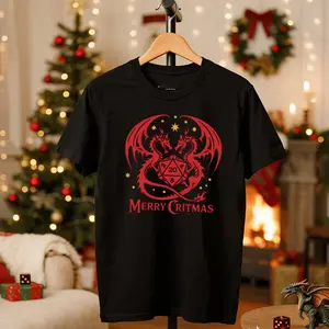 Dungeons and Dragons Christmas Shirt, Merry Critmas DnD T-Shirt, Polyhedral Dice Xmas, Nerdy Xmas Gift, Funny DnD Game Shirt, Tabletop RPG, unisex sweatshirt