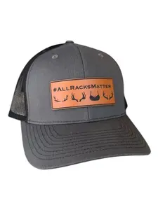 All Racks Matter Hat, Hunting Trucker Cap, Gift for Hunter Husband, Funny Deer Patch, Outdoorsman Style Hat, Buck Lover Accessory