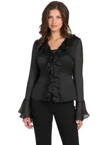 GUESS Female Sana Ruffle Top