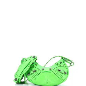 Pre-owned Balenciaga Leather Shoulder Bags Le Cagole Giant Studs Shoulder Bag XS by Rebag