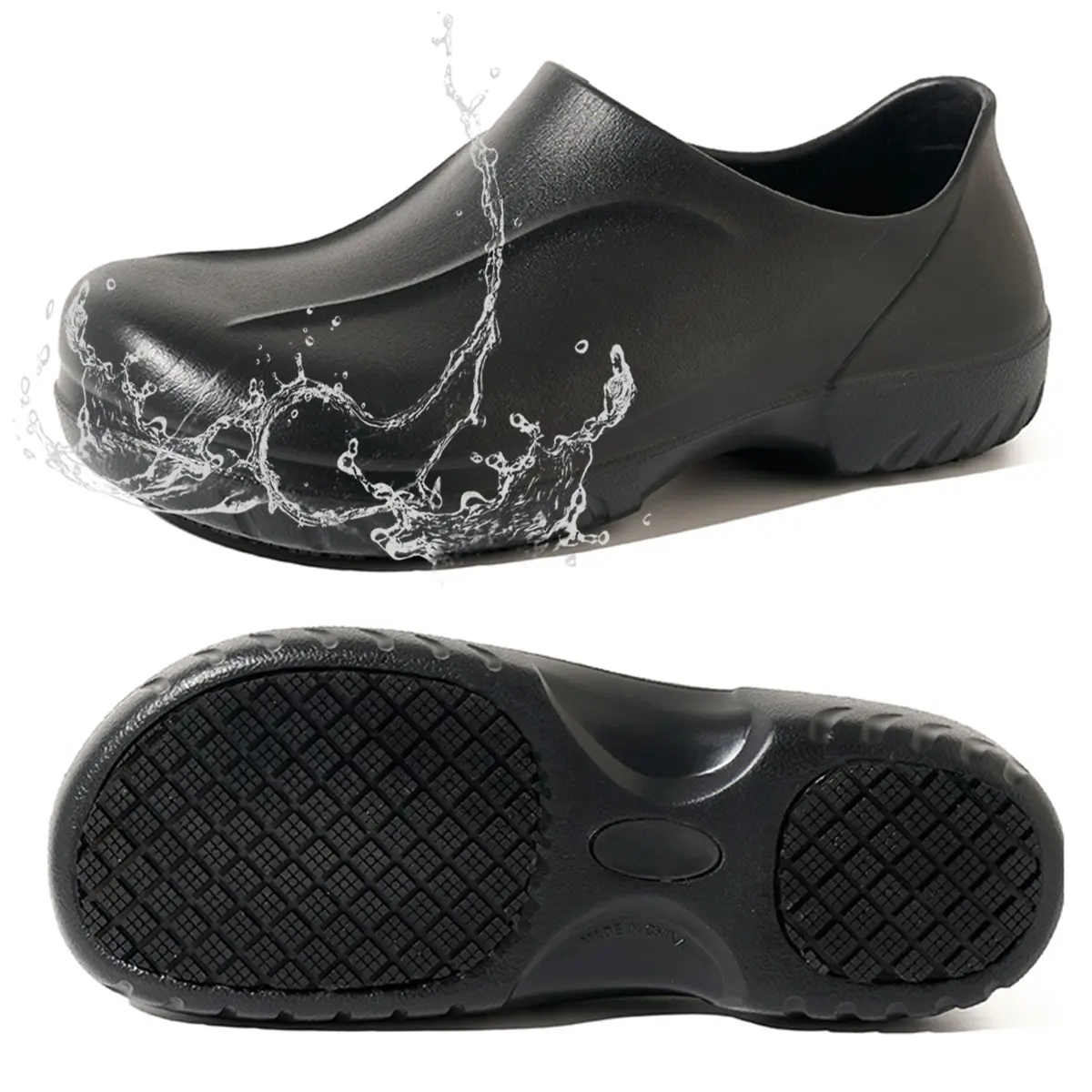 Comfortable Non Slip Waterproof Work Clogs for Kitchen Chefs Nurses Restaurant  Workers Safety Footwear Unisex Lightweight Breathable Slip Resistant  Professional Shoes for All Day Wear - TikTok Shop