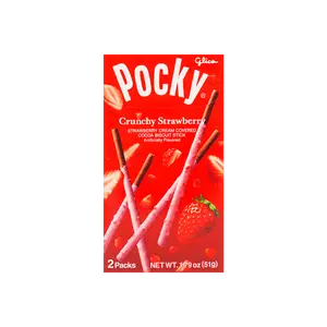Glico Pocky Crunchy Strawberry Sticks - 25.5g x 2 Pack