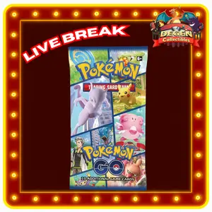 Pokemon TCG [ENG] Pokémon GO - 1 Booster Pack LIVE RIP ONLY