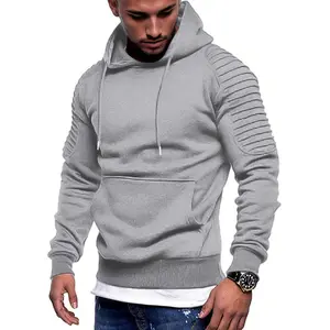 B Mens Hoodie Sweatshirts Casual Drawstring Hoodies Fashion Hooded Collar Athletic Pullover with Pocket