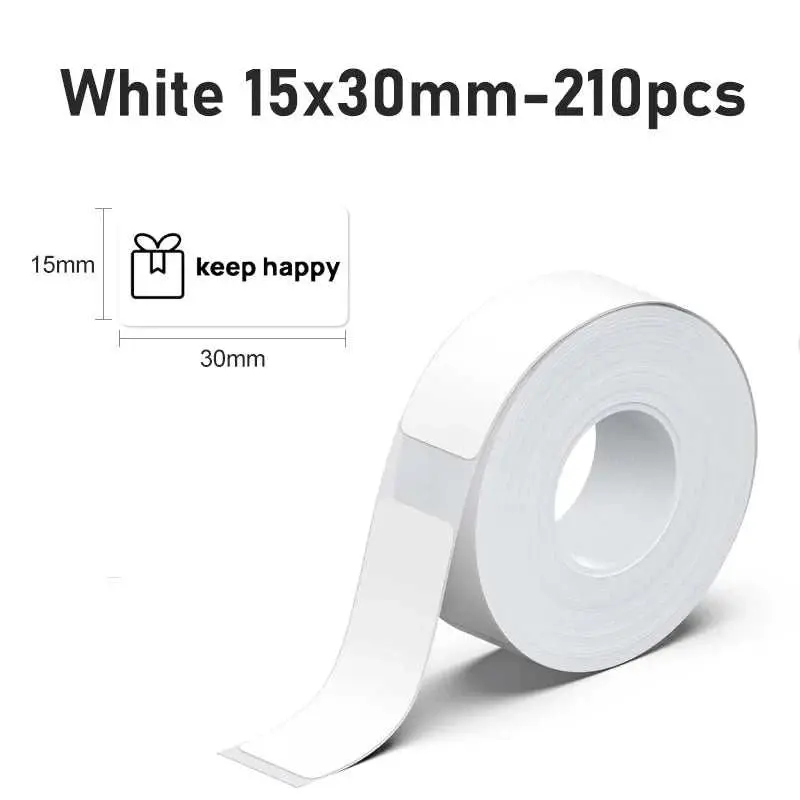 White 15x30mm