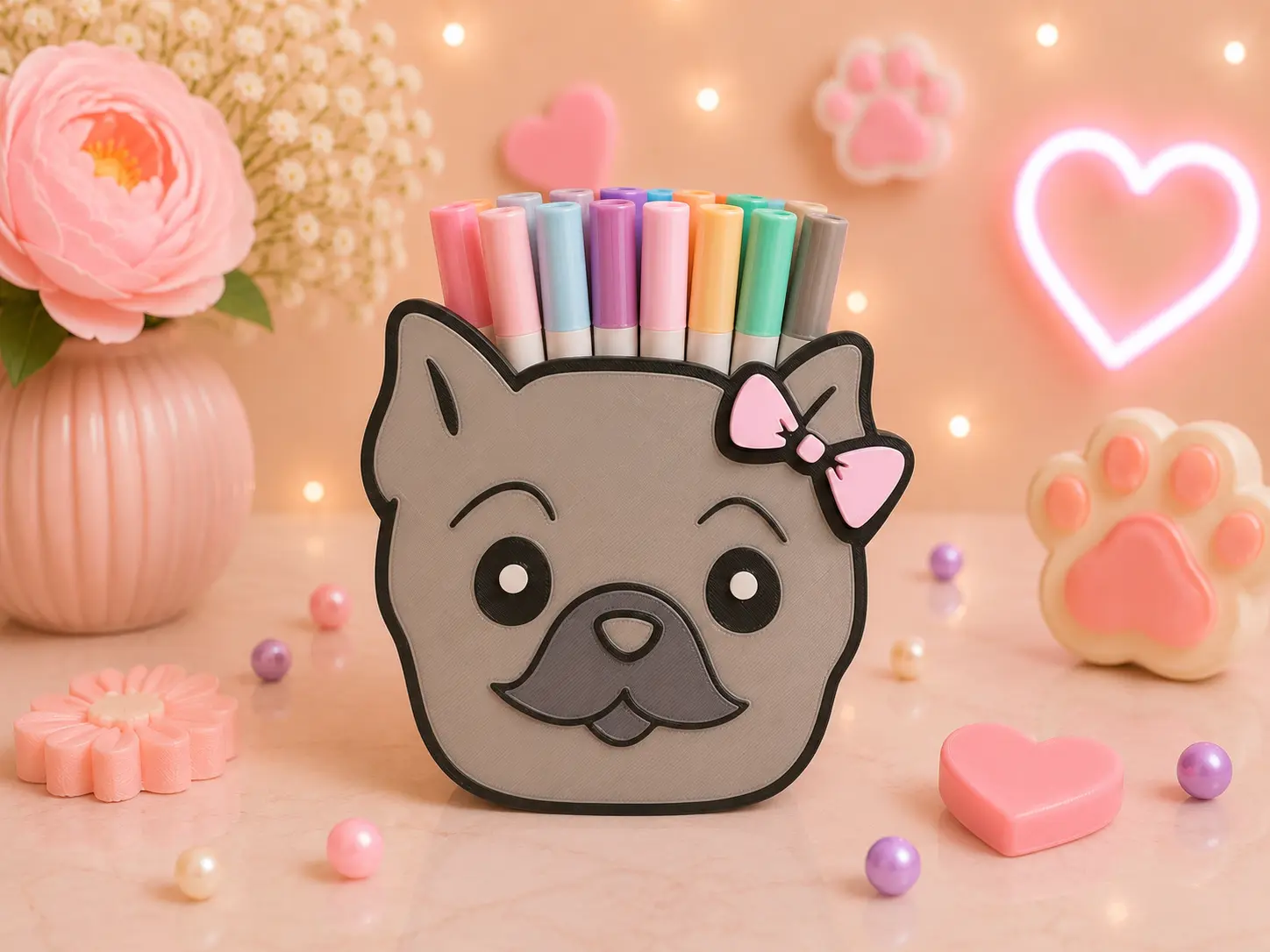Lola PLola and Friends 3d Marker/Pen Holder