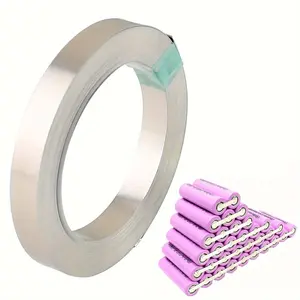 1 Roll Nickel Strip 10m (32ft) 0.1 0.15 Thickness Nickel Tap For 18650 Cell Battery Pack Spot Welding