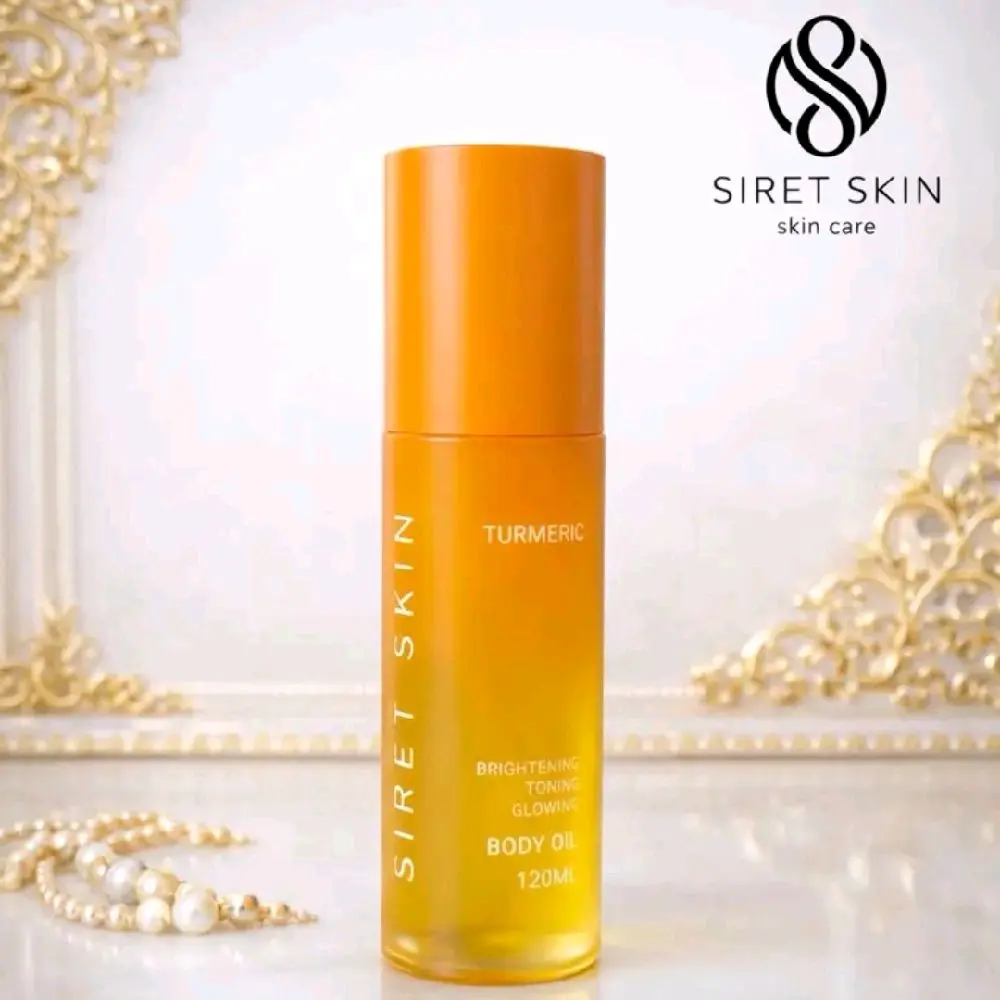 SIRET SKIN Turmeric Body Oil - Brightening, Nourishing (120 mL)