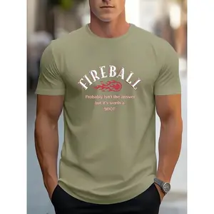 Men's Vintage "FIREBALL" Graphic