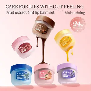 Fruit Extract Lip Balm Set, Multi-Effect Moisturizing & Anti-Crack, Long-Lasting Hydration, Suitable for Sensitive Lips, Perfect Gift, Hydrating Lip Set