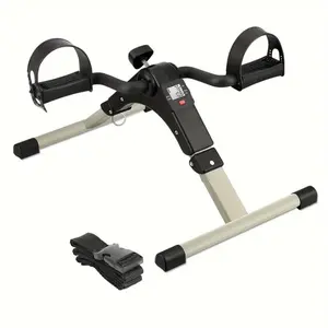 Foldable Under Desk Exercise Bike Portable Arm and Leg Pedal Exerciser-Folding Pedal Exerciser, Mini Under Desk Bike - Portable Foot Hand Cycle Peddler Machine Bicycle Exerciser for Arm Leg While Sitting-Exercise equipment Muscle Training Set