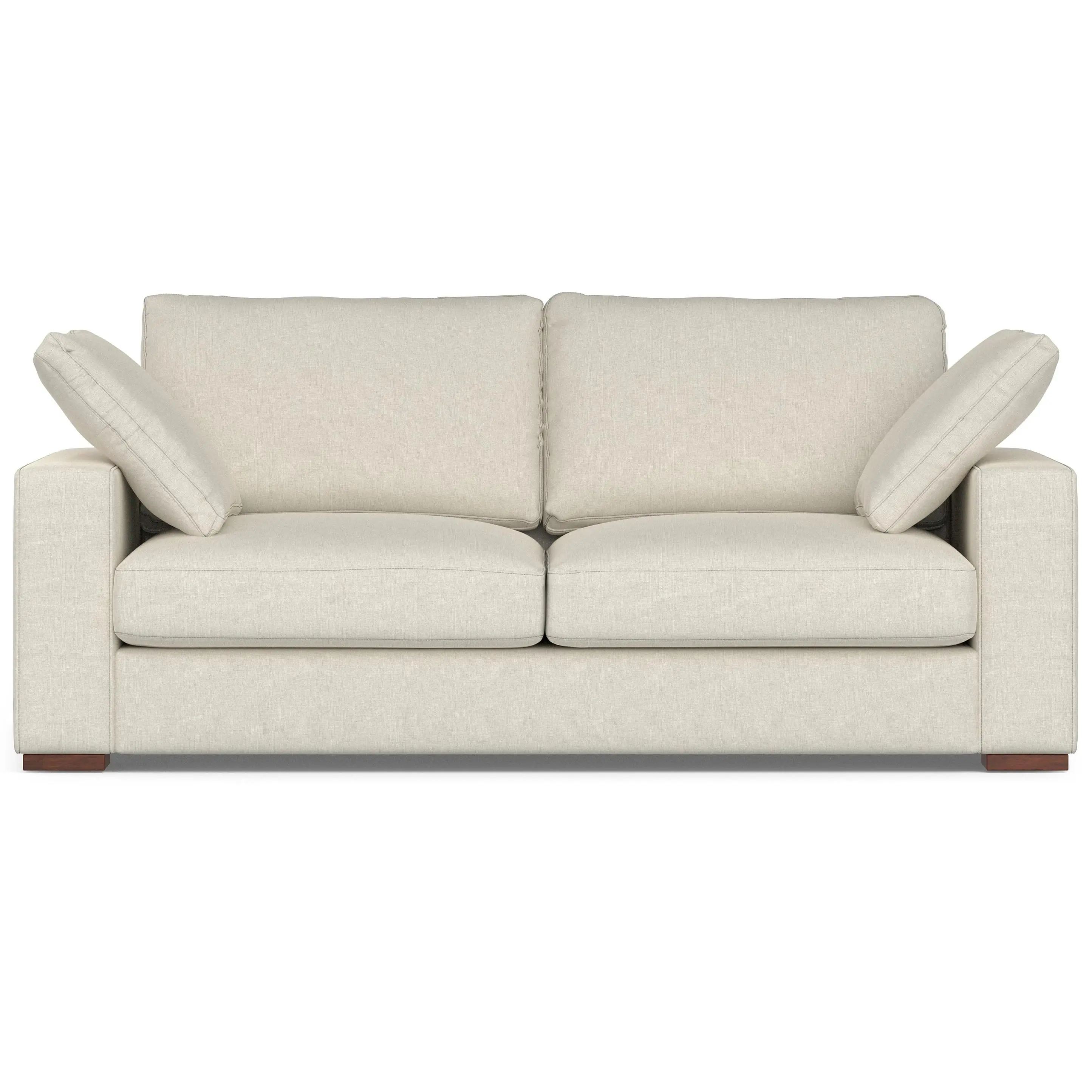 Charlie 78-inches Wide Modern Upholstered Sofa - Sturdy, Handcrafted, Durable Budget-Friendly Indoor Deep Seater Furniture, Armrest