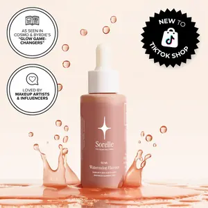 Sorelle Tanning Drops – Watermelon Flavor, 50ml | Vegan Supplement with Beta-Carotene, Vitamin C & L-Tyrosine