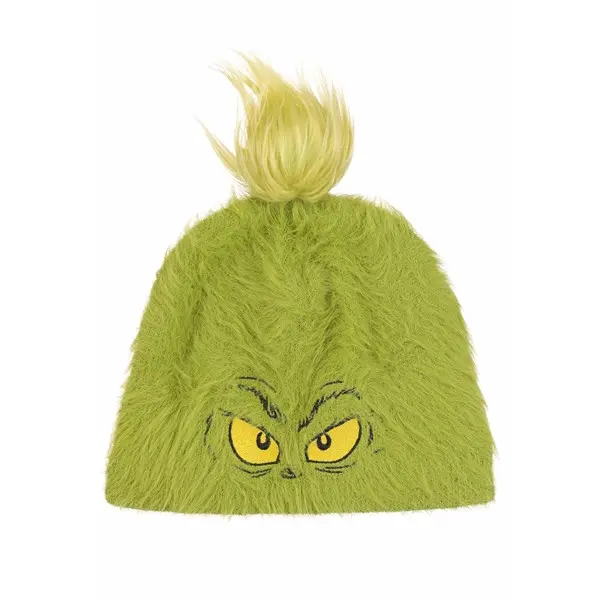 Dr. Seuss Grinch Fuzzy Adult Beanie