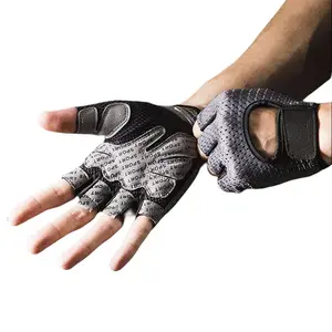 Fitness gloves half-finger unisex breathable mesh gym sports yoga anti-slip callus-resistant cycling sports gloves