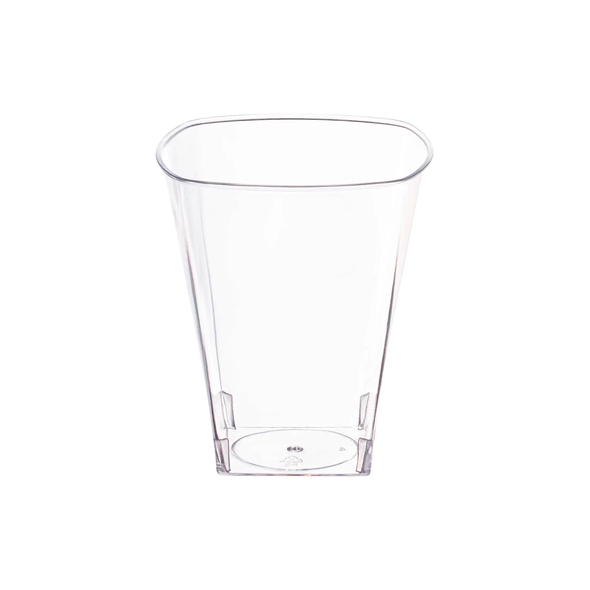 Clear Square Plastic Shot Glasses (2 oz. )