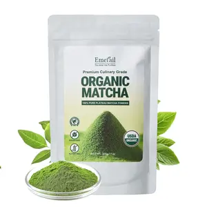 Matcha--Emerail Premium Culinary Grade Organic Matcha Green Tea Powder,Premium Unsweetened,100 Pure Matcha Powder,Smoothies,and Baking 200g 7oz--Shipped From US--Tea--Coffee Mate