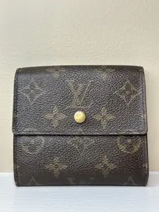 Pre-owned Canvas Small Leather Goods Louis Vuitton Monogram Elise Smal Wallet