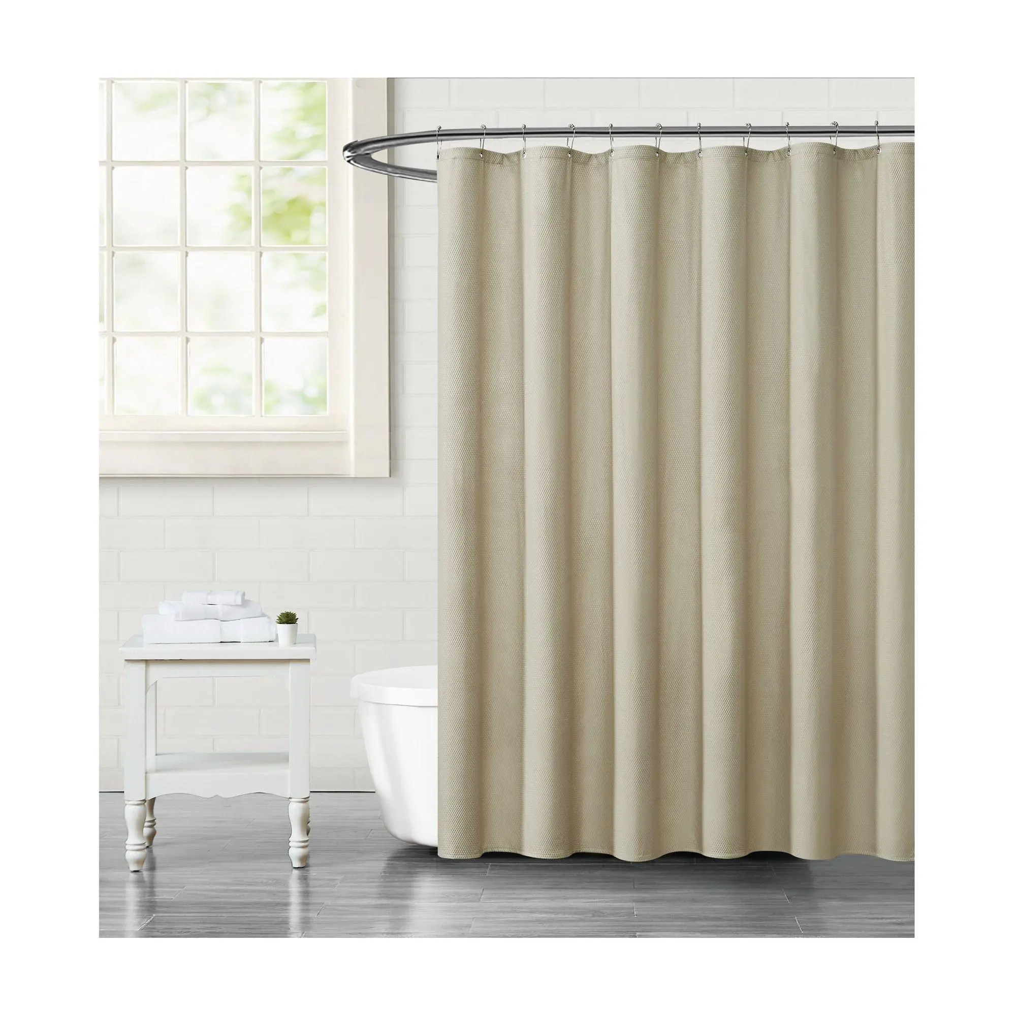 Truly Calm Embossed Fabric 70x72 Shower Liner Truly Calm Embossed Fabric 70x72 Shower Liner