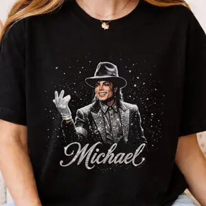 Michael Jackson T-Shirt, King of Pop Graphic T-Shirt, Unisex Hip Hop Streetwear Tee