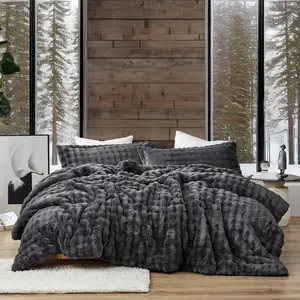 Snowball Double Chunky Bunny - Coma Inducer Oversized Comforter Set - Baby Thunderstorm Gray