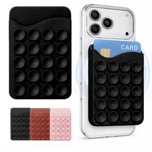 Magnetic Phone Grip & Wallet  | 2-in-1 Phone Mount & Card Holder | Phone Wallet, Sticks Anywhere, Hands-Free, MagSafe Phone Holder - GripiWally Pro