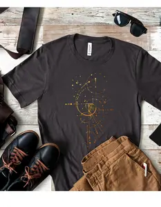 [SALE UP TO 50% ] Fibonacci t-shirt | celestial tee | golden circles shirt | spiritual tshirt for woman for man