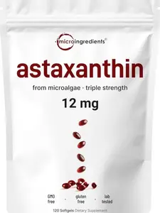Astaxanthinn 120 Softgelss 12mg - Supports Eye Health and Joint Health Astaxanthinn 120 Softgelss 12mg - Supports Eye Health and Joint Health