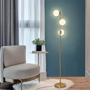 YHTlaeh Floor Lamp Modern for Living Room Bright Lighting LED Standing Light for Bedrooms Offices