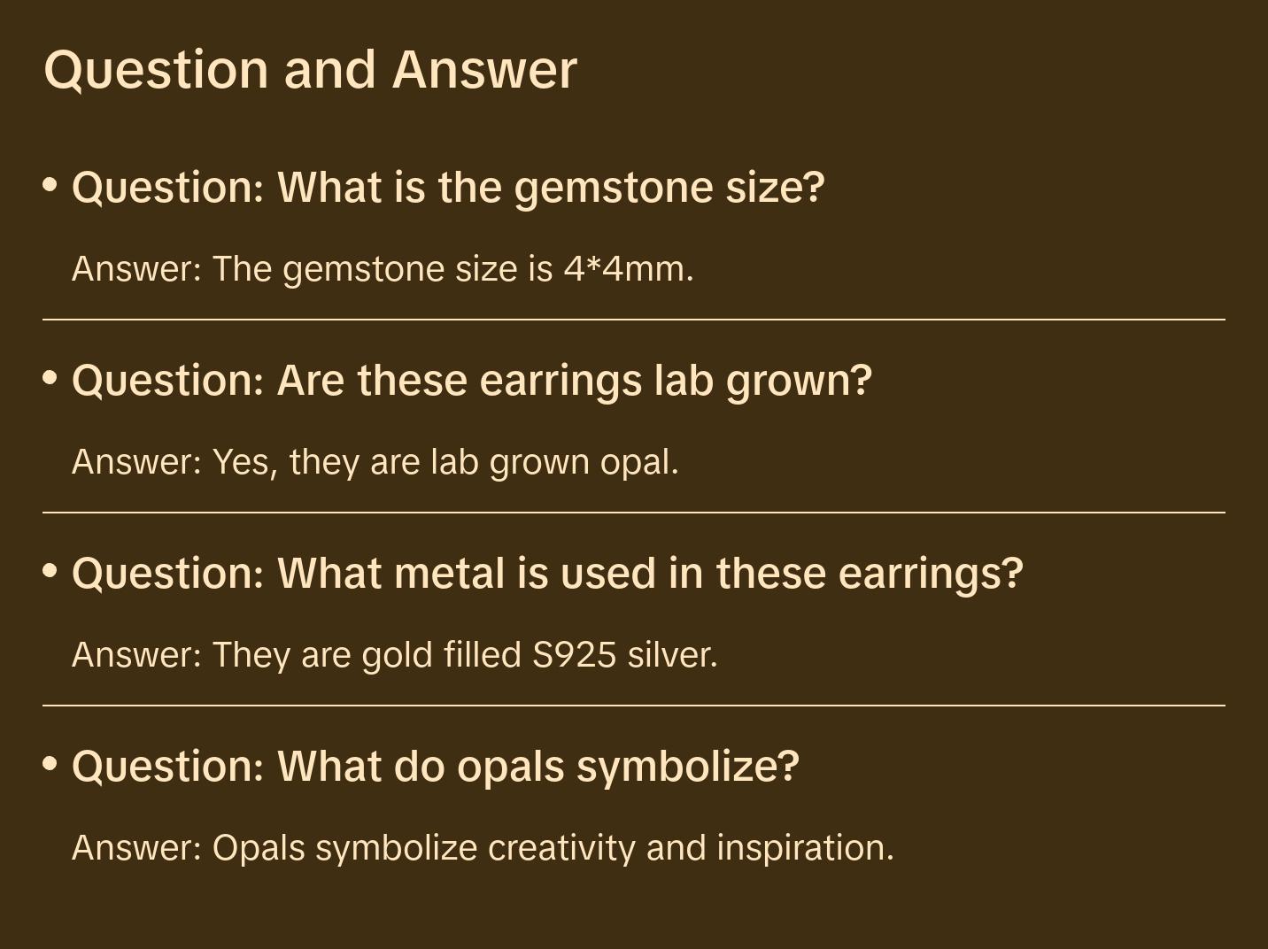 Opal Starburst Stud Earrings