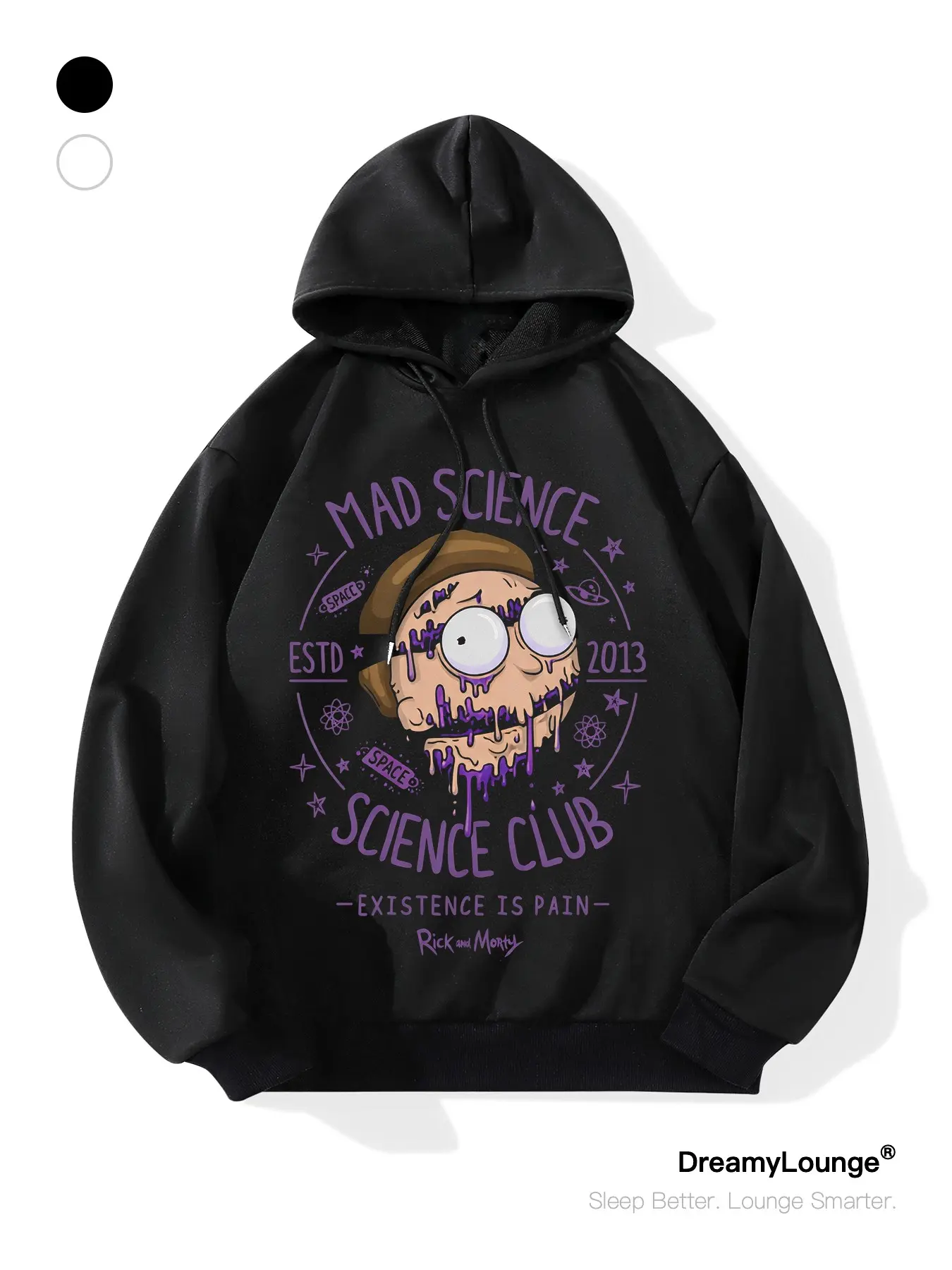 Rick and Morty Morty Headprint Loose Baggy Hoodie, Casual Breathable Sweatshirt, Outdoor Sports Wear, Daily Home Use, Graphic Style