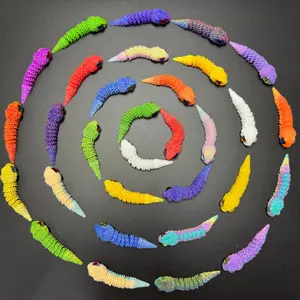 30 miniature 3D-printed snake figurines as decorative items, an interesting pocket surprise gift, decorations for every corner of the room, a small gift for making friends at a holiday or birthday party, and an interesting stress-relieving item.