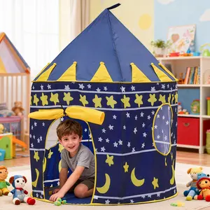 Cartoon Children's Play Tent, 1 Set Indoor Play House, Outdoor Picnic Children's Play Tent, Portable Dollhouse, Children's Tent, Indoor & Portable Play Area