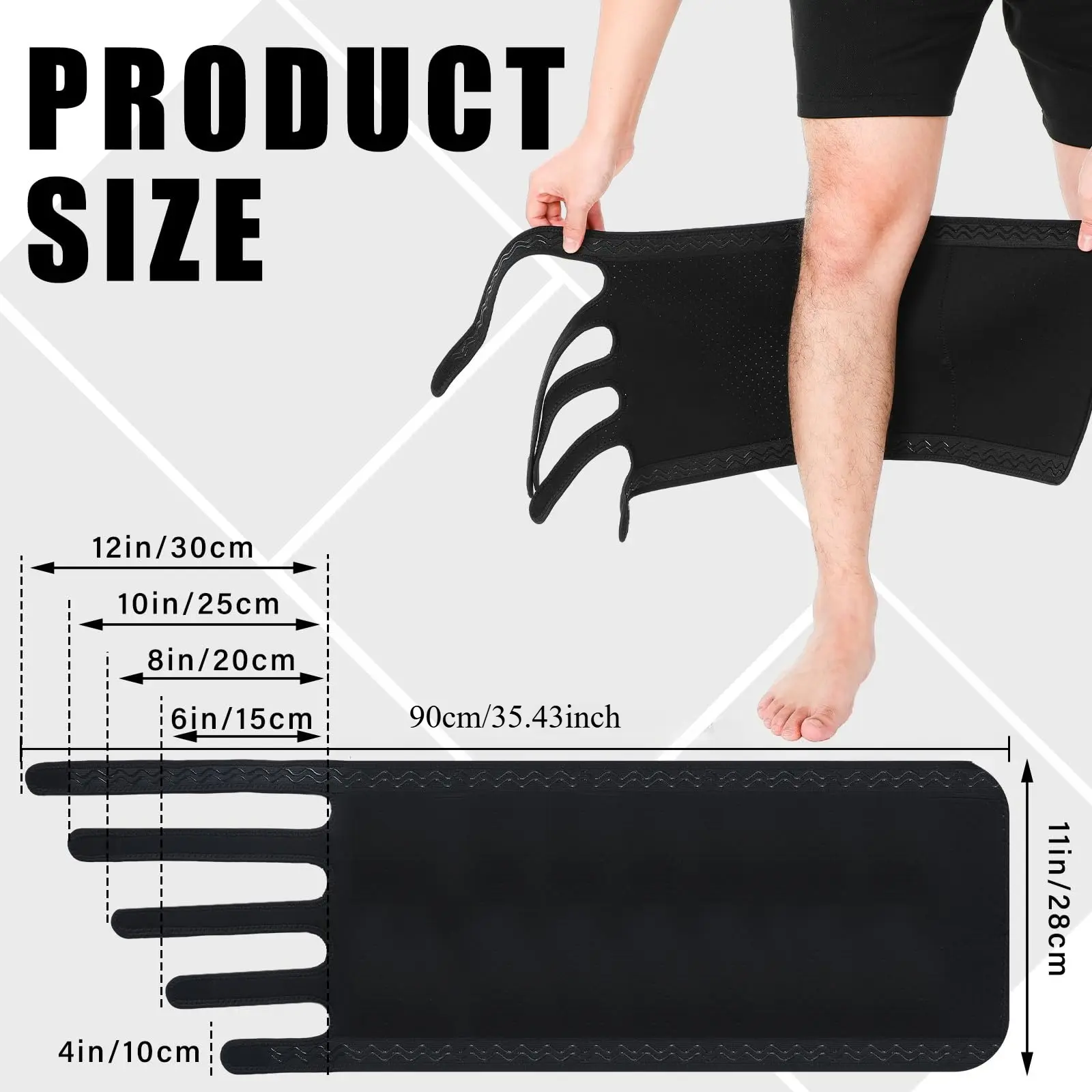 2-piece set of calf bandages